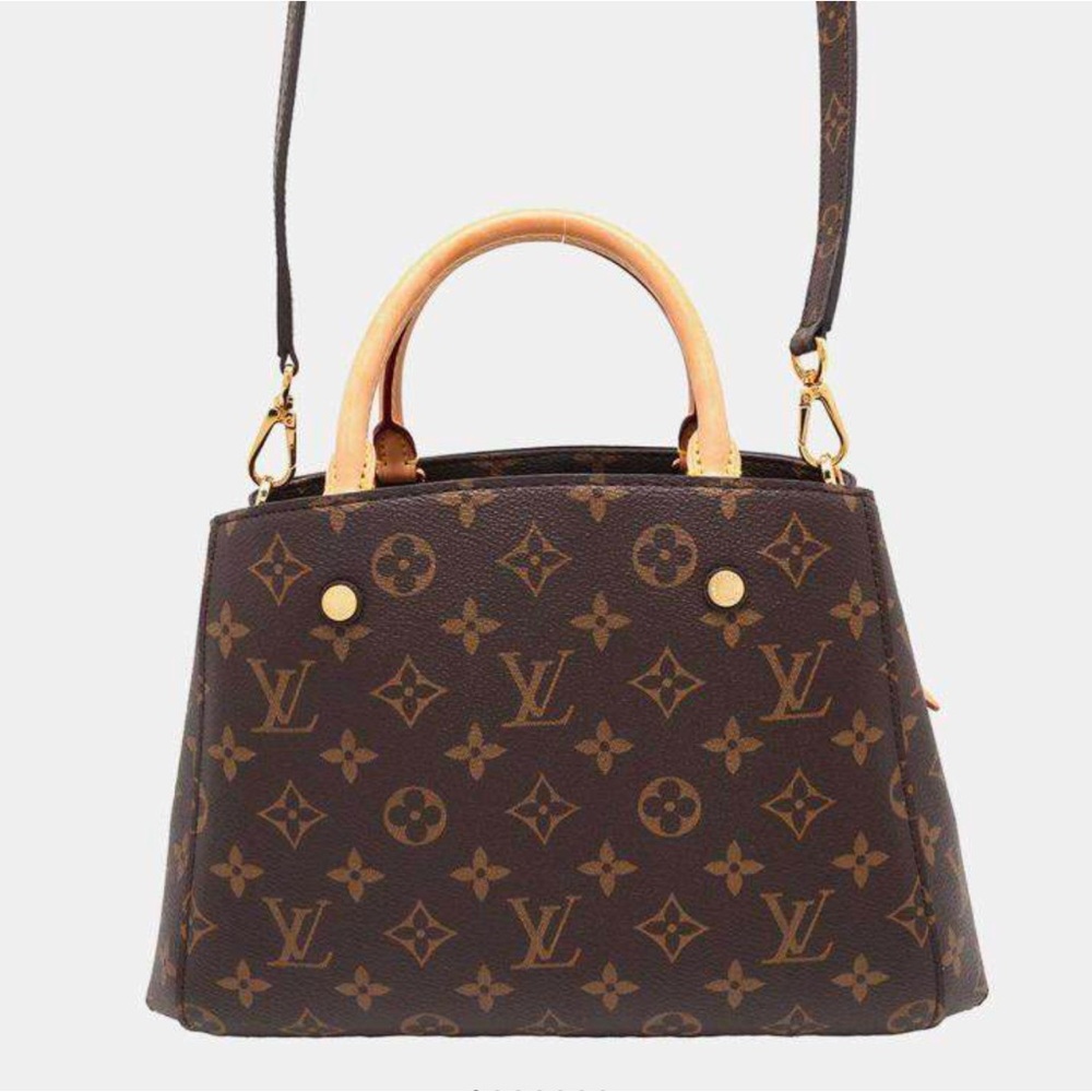 Louis Vuitton Brown Monogram Handbag Montaigne